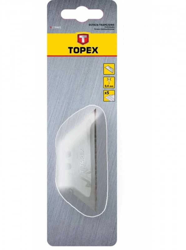 Trapecinės geležtės TOPEX (5 vnt.) 51 mm