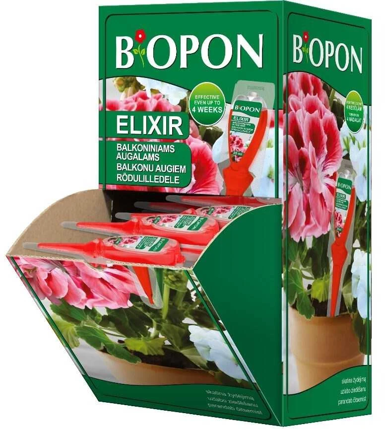 Biopon Trąšos kapsulėje balkoniniams augalams Biopin, 1607, 35 ml