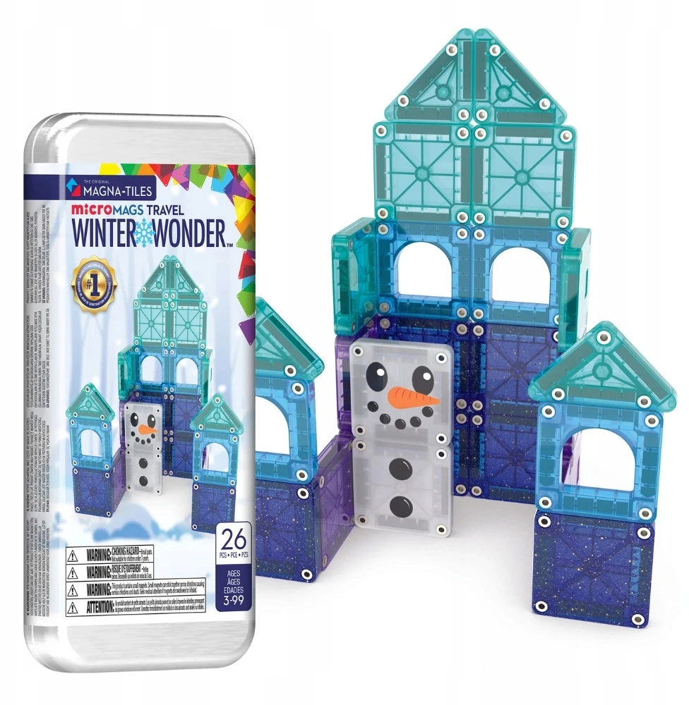 Travel Winter Wonder magnetiniai blokeliai 26 vnt. Magna-Tiles