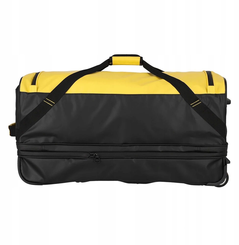 Travelite BASICS 70 cm juodas geltonas išskleidžiamas kelioninis krepšys