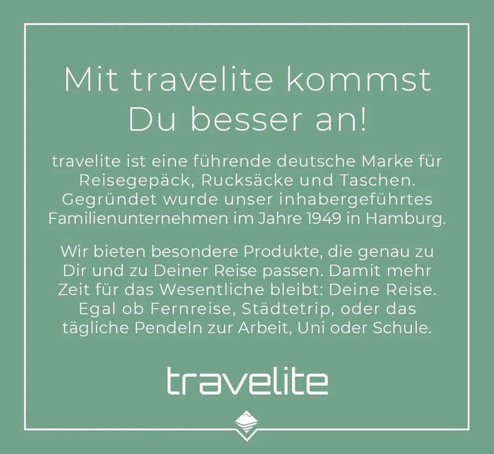 Kelioninis Travelite Basics L - talpa 98/119l, žalia kelioninė tašė ant ratukų