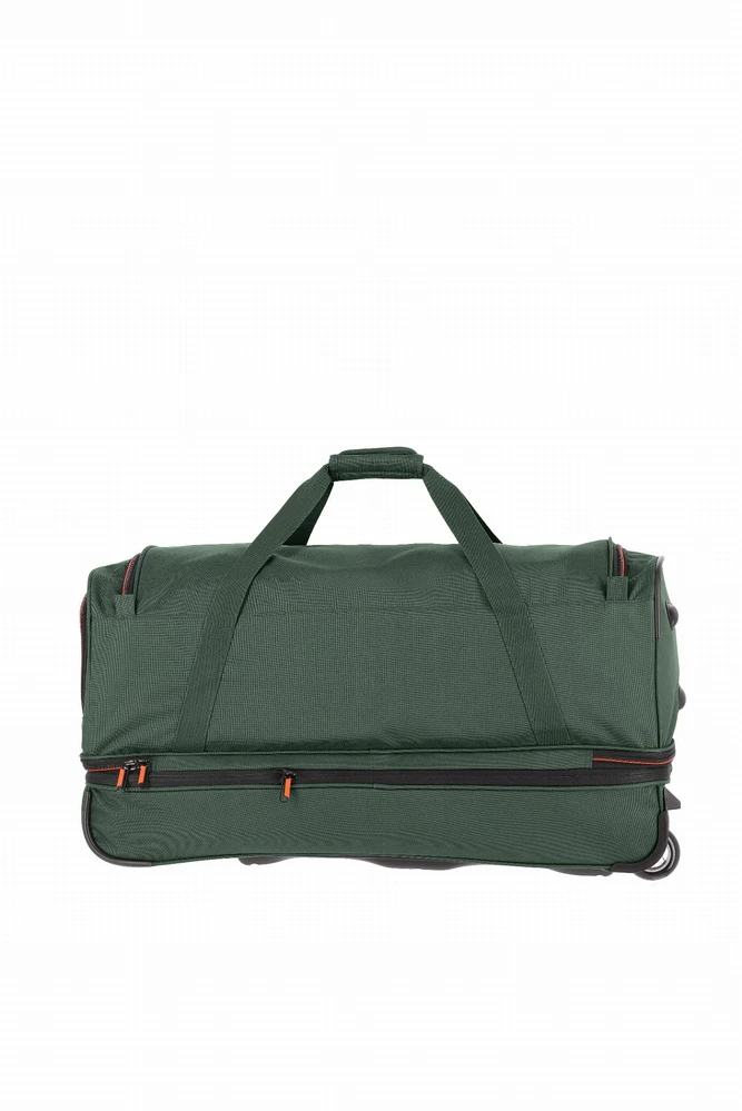 Kelioninis Travelite Basics L - talpa 98/119l, žalia kelioninė tašė ant ratukų