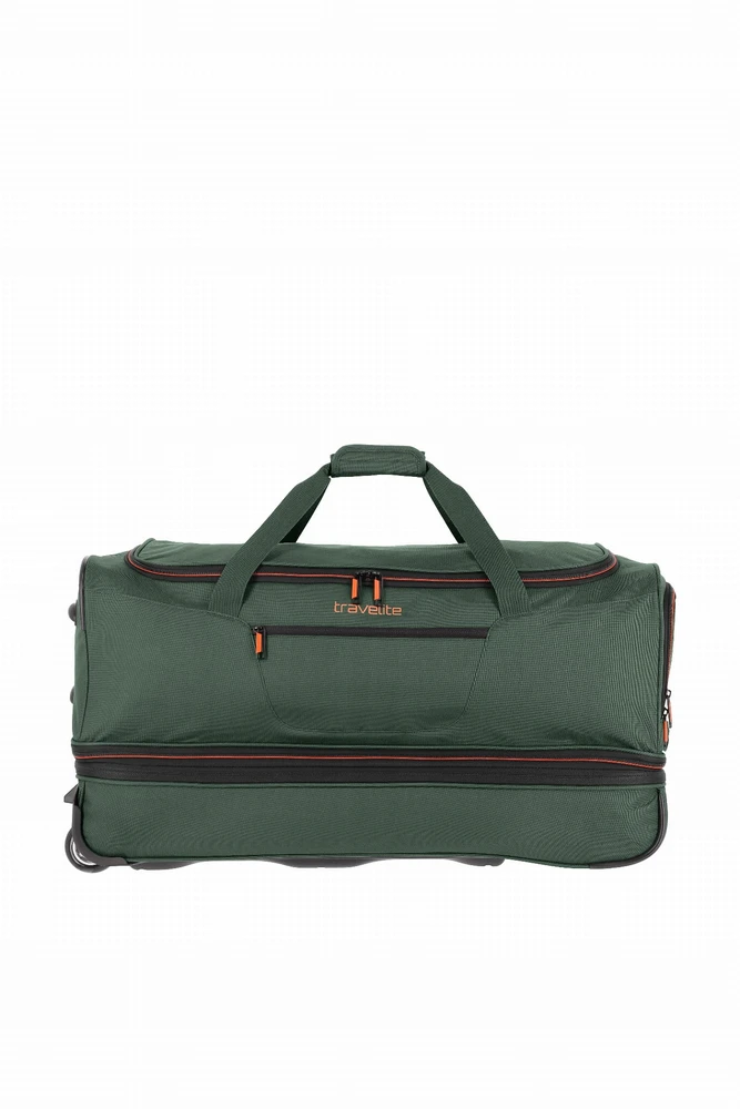 Kelioninis Travelite Basics L - talpa 98/119l, žalia kelioninė tašė ant ratukų