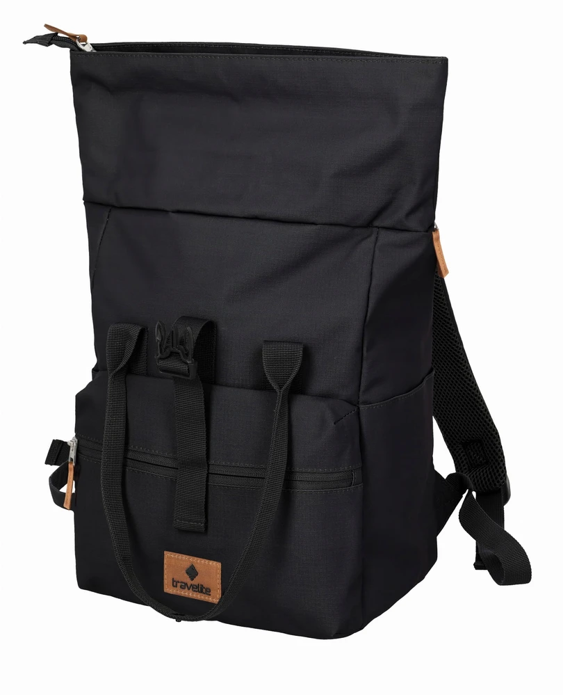 Travelite Basics Roll-up City kuprinė su juoda rankena