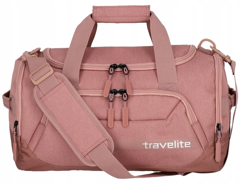 Travelite Kick Off S savaitgalinis treniruočių krepšys, rožinis, 23l