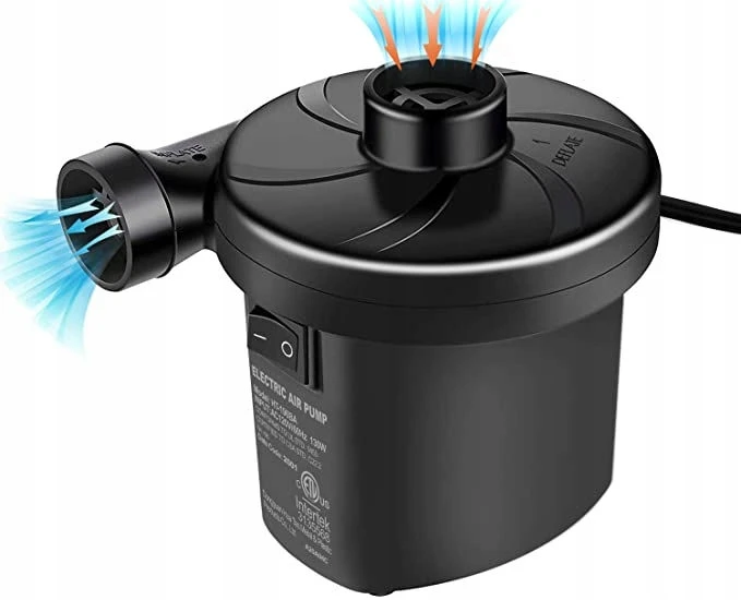 Trees Elektrinė pompa 12v/220v su antgaliais čiužiniams, kamuoliams, baseinams