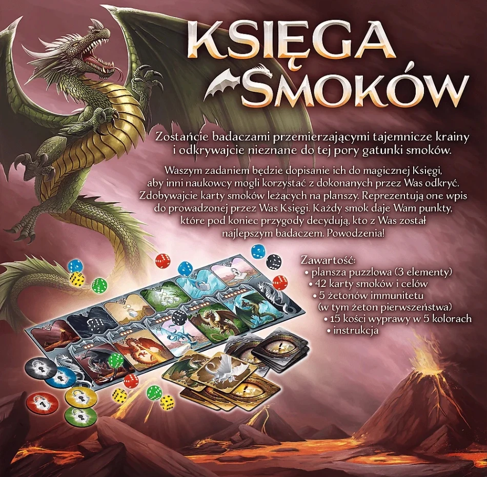 Trefl Book of Dragons stalo žaidimas