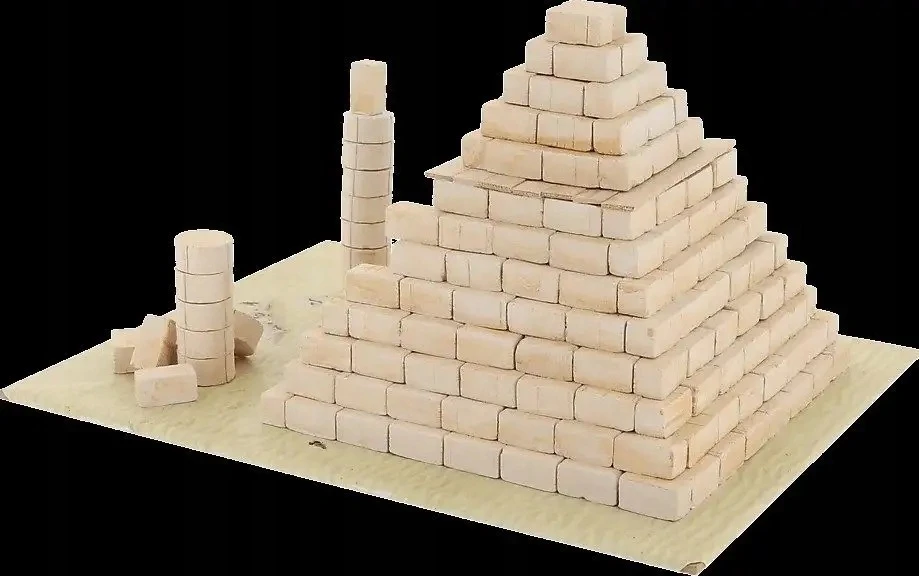 Rankdarbių rinkinys piramidės statybai Brick Trick Travel Trefl
