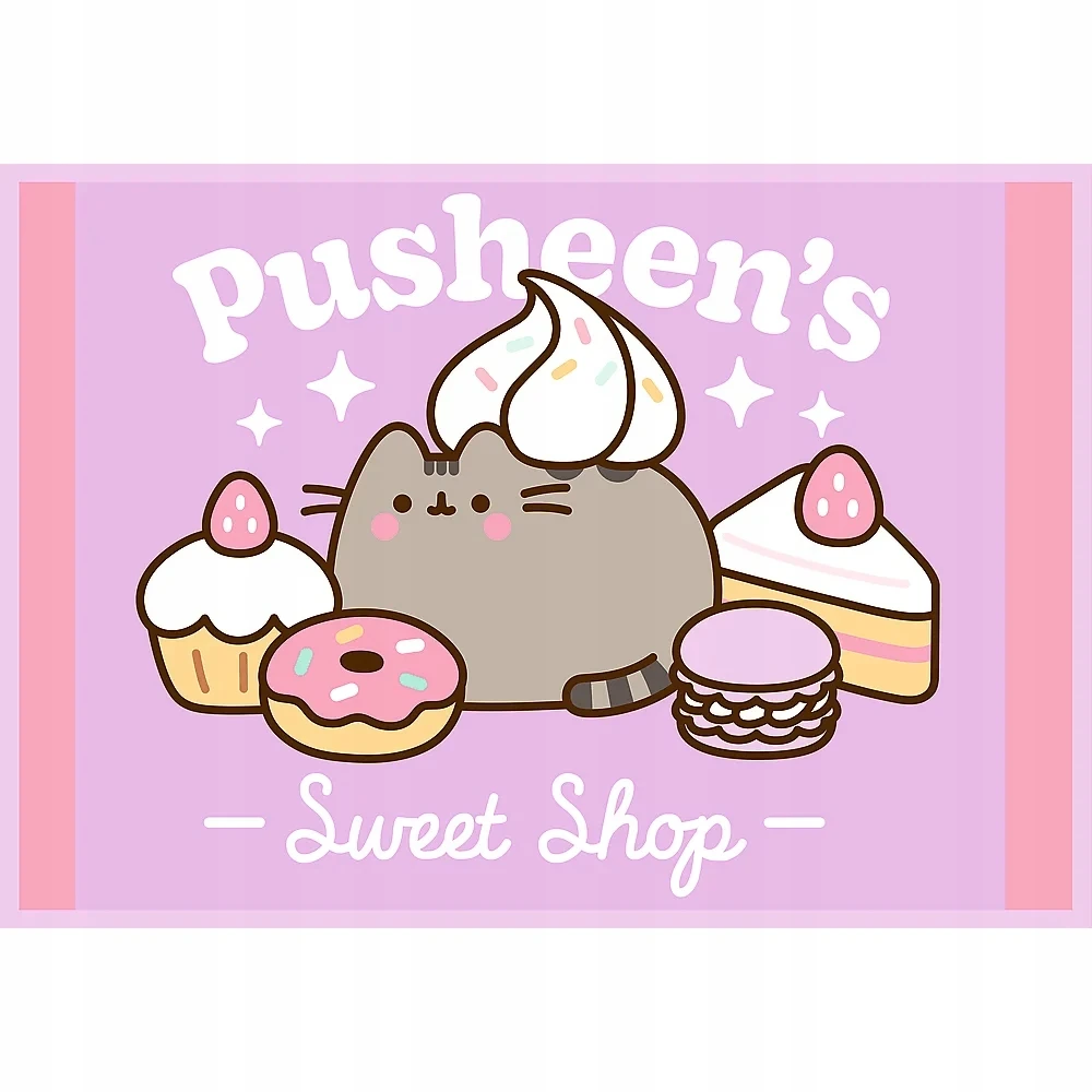 Dėlionė Trefl DĖLĖ 4 x 250 vienetų MEET PUSHEEN, 4 galvosūkiai vaikams nuo 12 m.