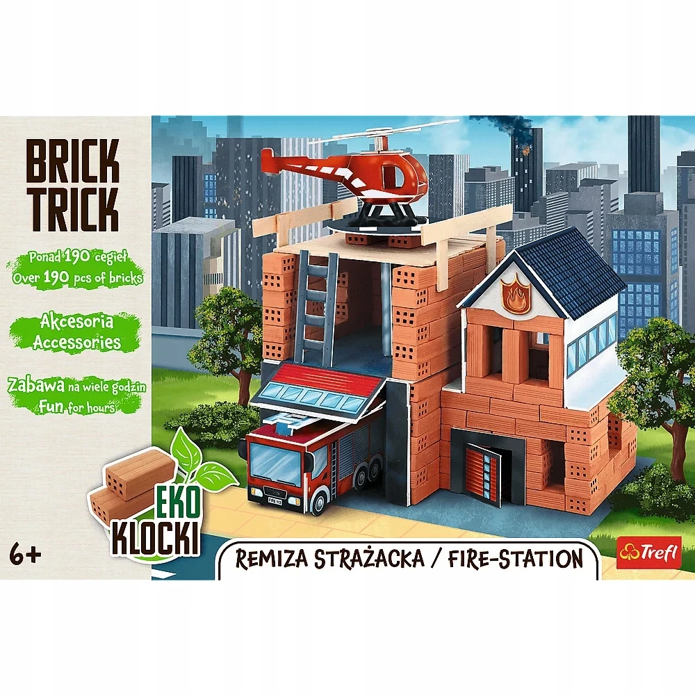 Trefl Rankdarbių rinkinys gaisrinės pastatui Brick Trick XL