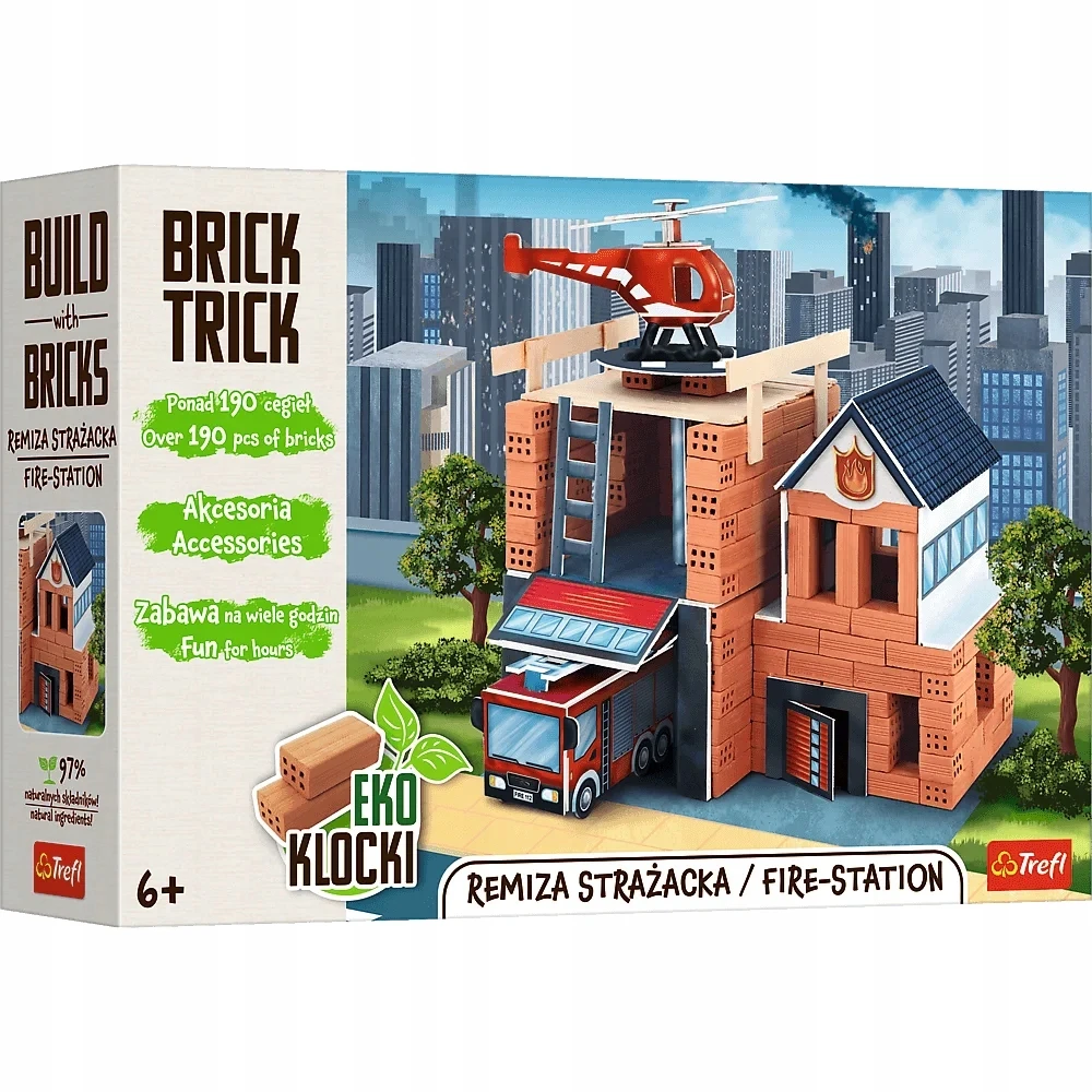 Trefl Rankdarbių rinkinys gaisrinės pastatui Brick Trick XL