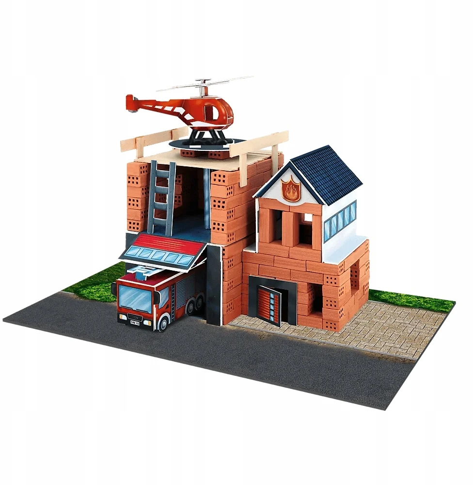 Trefl Rankdarbių rinkinys gaisrinės pastatui Brick Trick XL