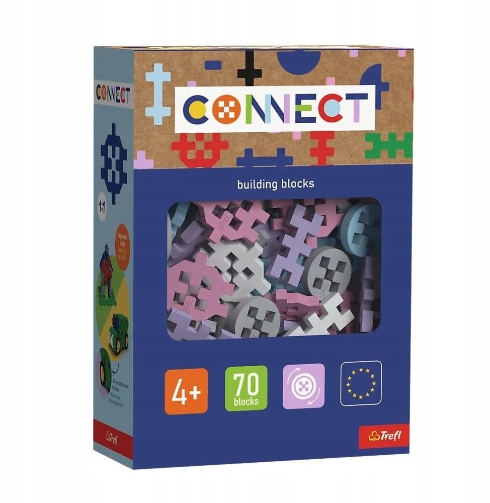 TREFL klocki Connect Basic 70 61982