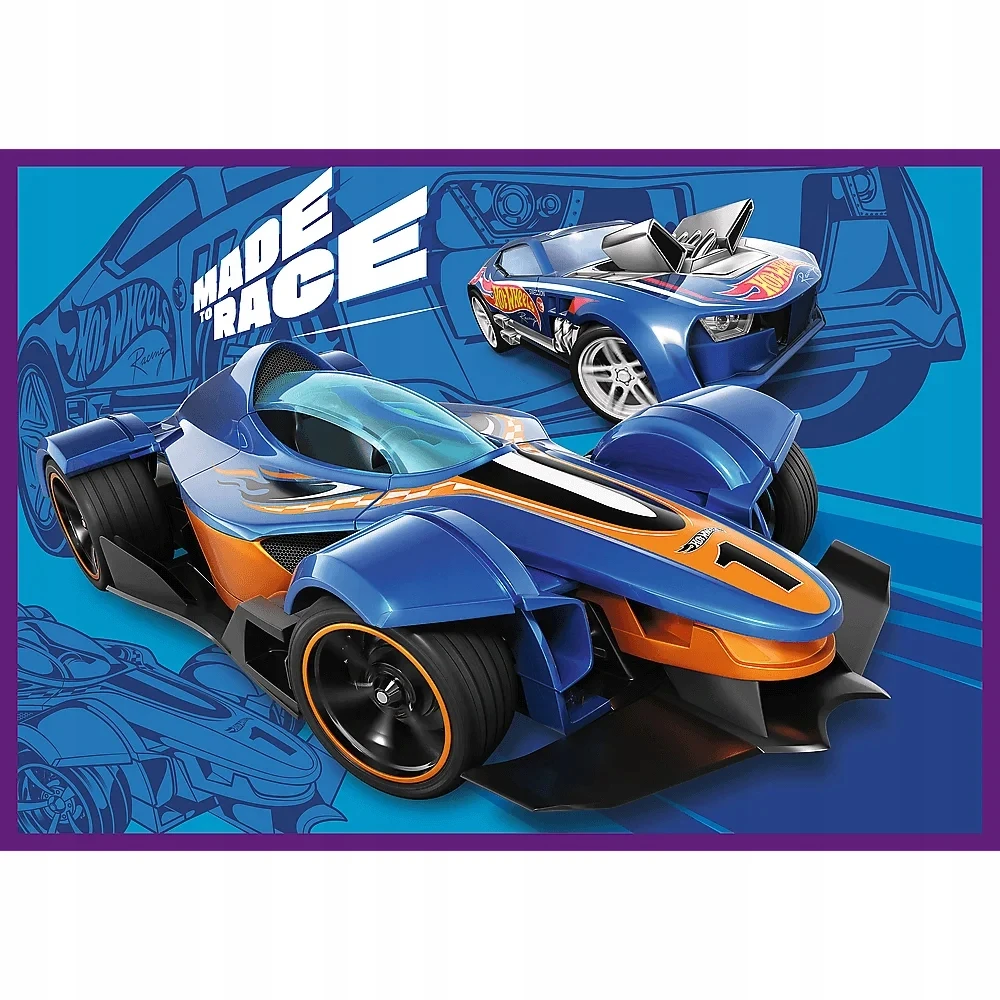 Trefl Dėlionė 4x250 vnt. - HotWheels