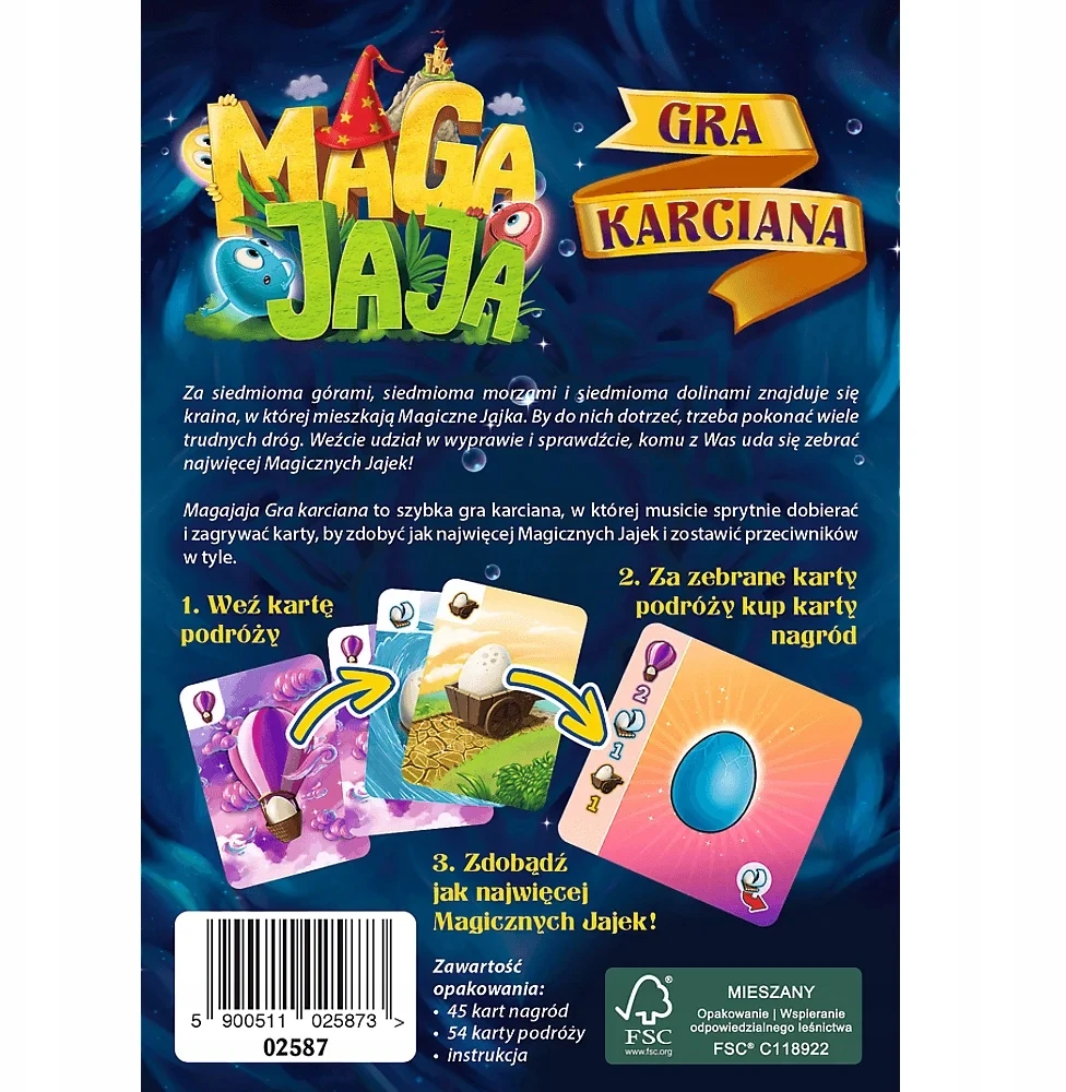 Kortų žaidimas vaikams Trefl Magajaja