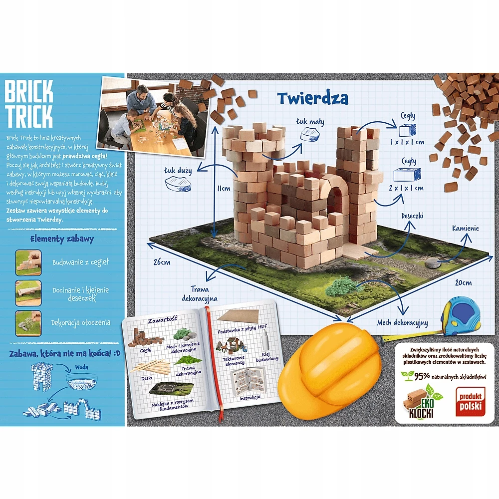 Trefl PLYTŲ TRIKAS 61540 FORTRESAS