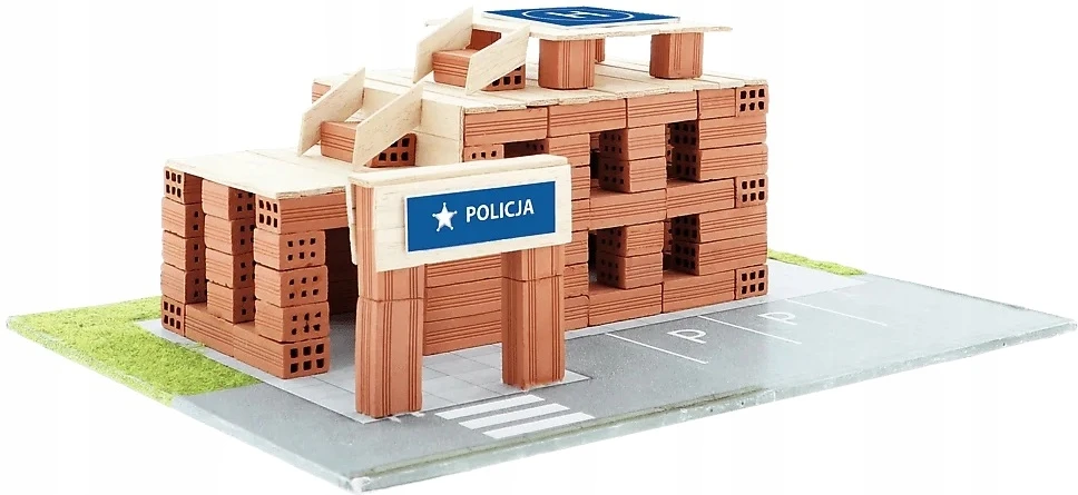 Trefl PLYTŲ TRIUKAS KONSTRUKCIJA IŠ PLYTŲ DAUGkartinio naudojimo POLICIJOS NAUDOJIMO RINKINYS