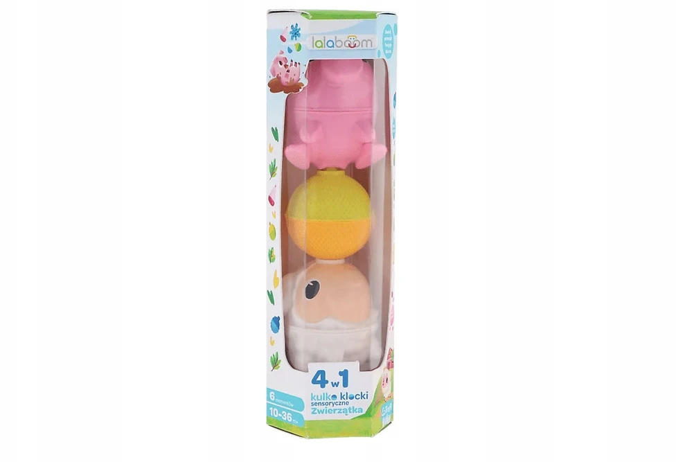 Trefl Rutuliniai blokai 6 vnt. Piggy Sheep Farm 61649 Lalaboom