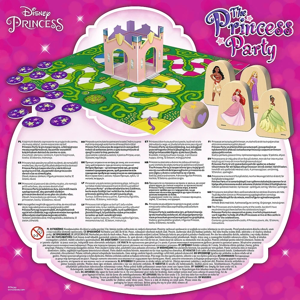TREFL 02434 Disney The Princess Party stalo žaidimas