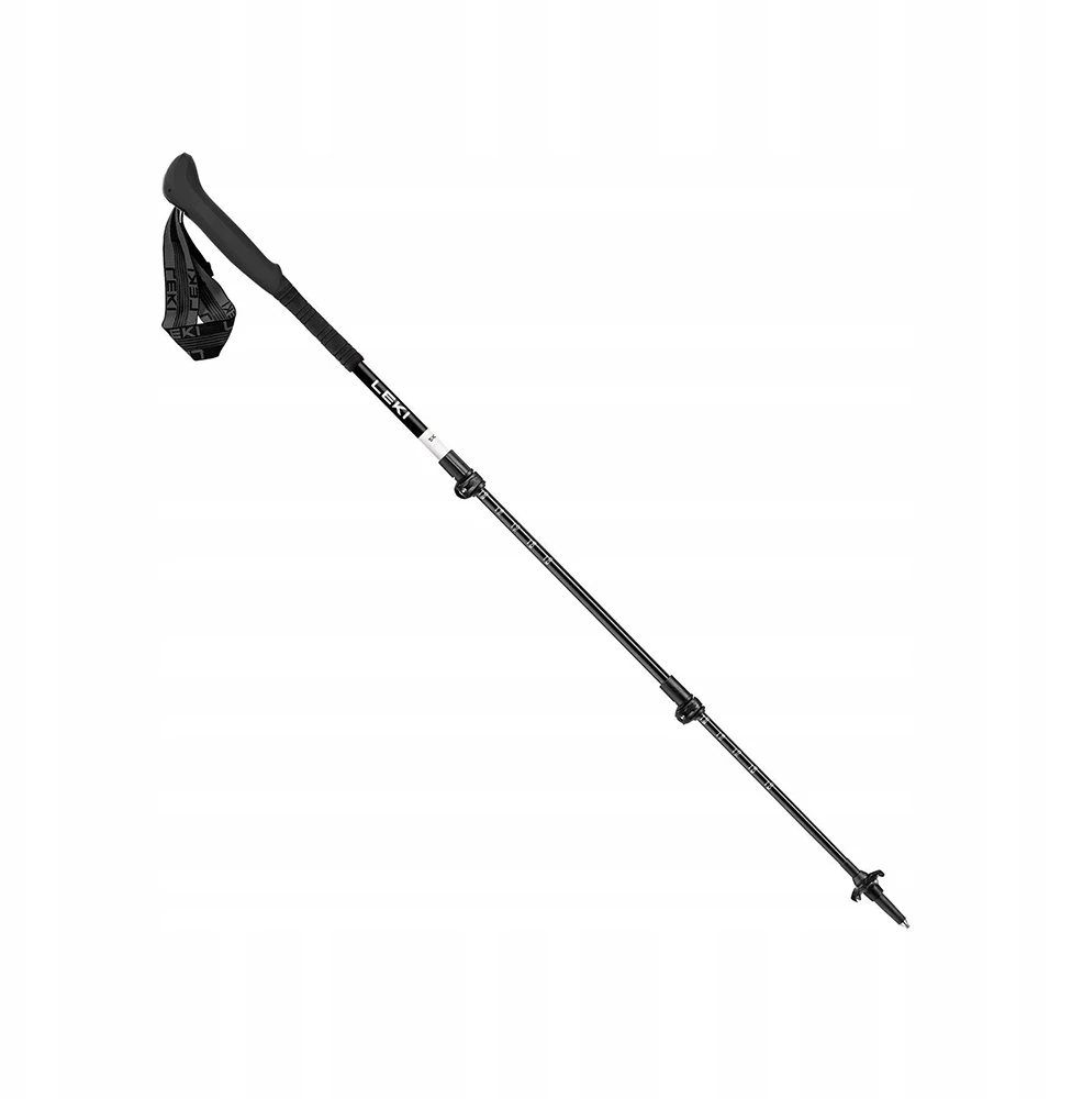 Trekingo lazdos Leki Skytera Lite Compact, juodos/baltos