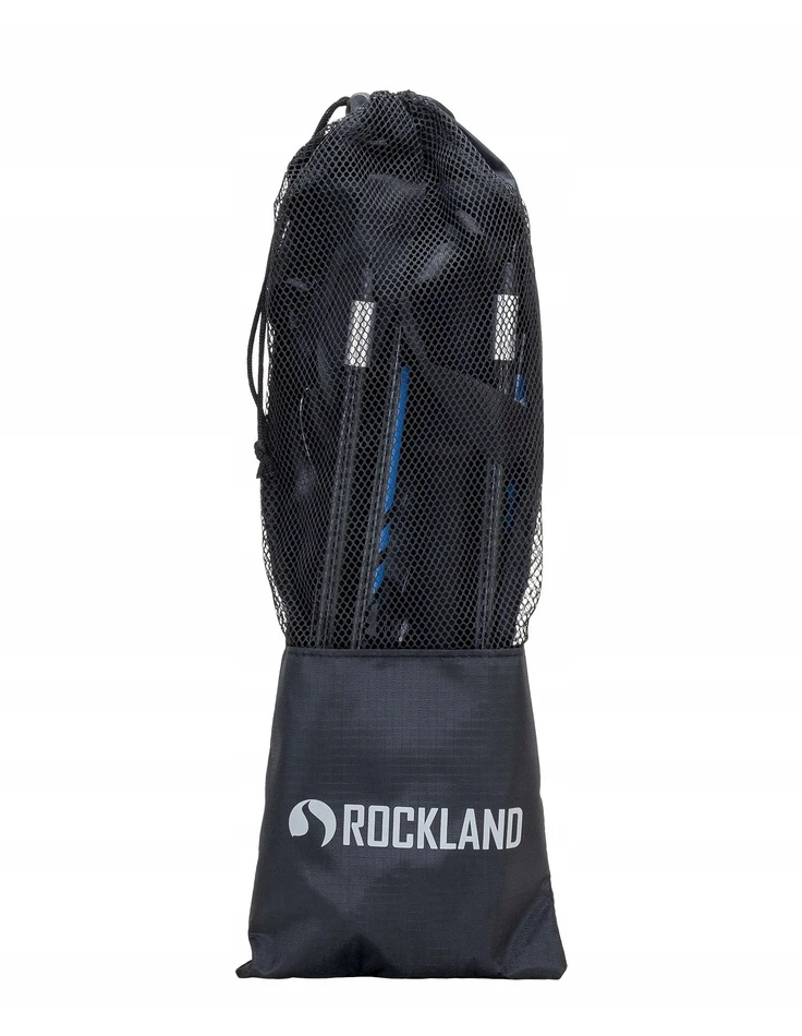 Trekingo lazdos Rockland Dynamic, juodos/mėlynos