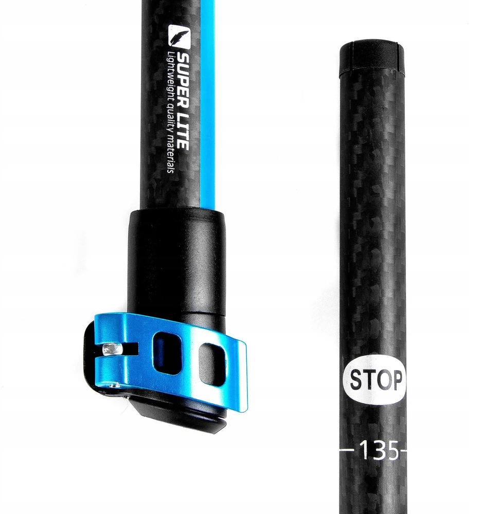 Trekingo lazdos Spokey Carbon, mėlynos