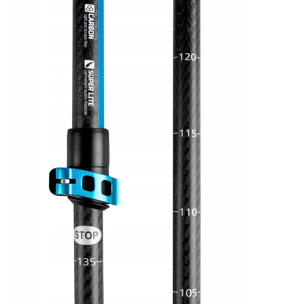 Trekingo lazdos Spokey Carbon, mėlynos
