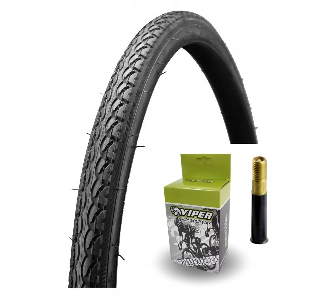 Trekking dviračio padanga 700x42c KENDA EUROTREK + TUBE AV automobilio vožtuvas