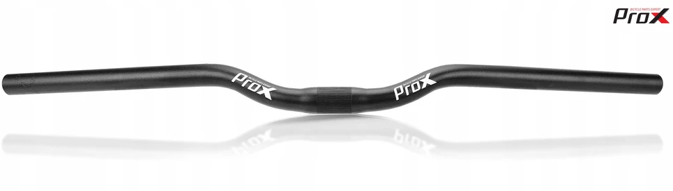 Trekking MTB PROX dviračio vairas, aliuminio išlenktas 640 mm / 25,4 mm
