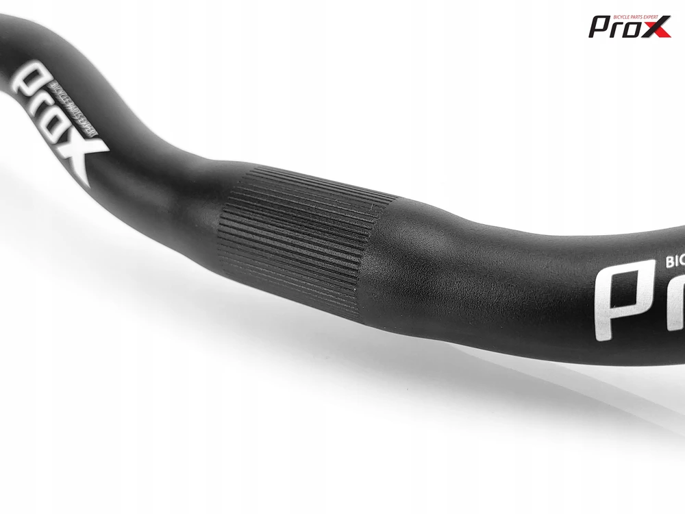 Trekking MTB PROX dviračio vairas, aliuminio išlenktas 640 mm / 25,4 mm