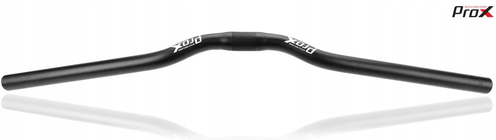 Trekking MTB PROX dviračio vairas, aliuminio išlenktas 640 mm / 25,4 mm