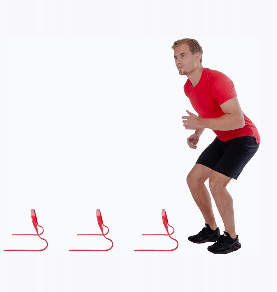 Pure2Improve | Flexible Hurdle Set (21cm) | Raudona