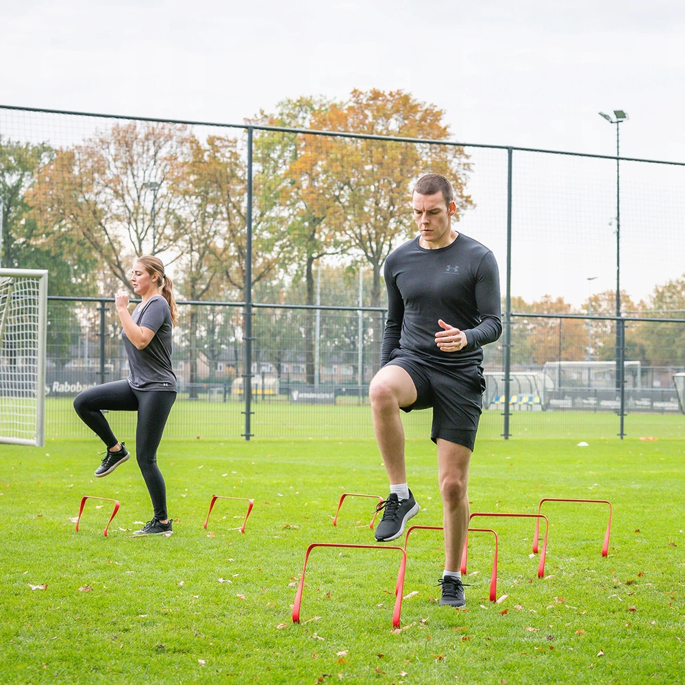 Pure2Improve | Flexible Hurdle Set (28cm) | Raudona