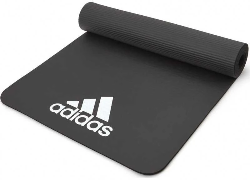 Treniruočių kilimėlis Adidas, 7mm, pilkas