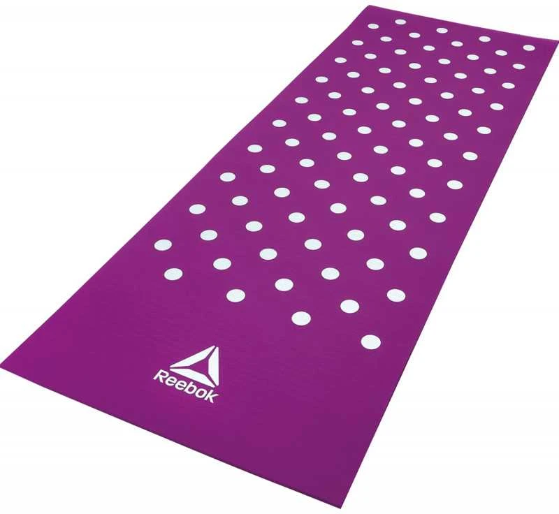 Treniruočių kilimėlis Reebok Spots 7 mm, violetinis