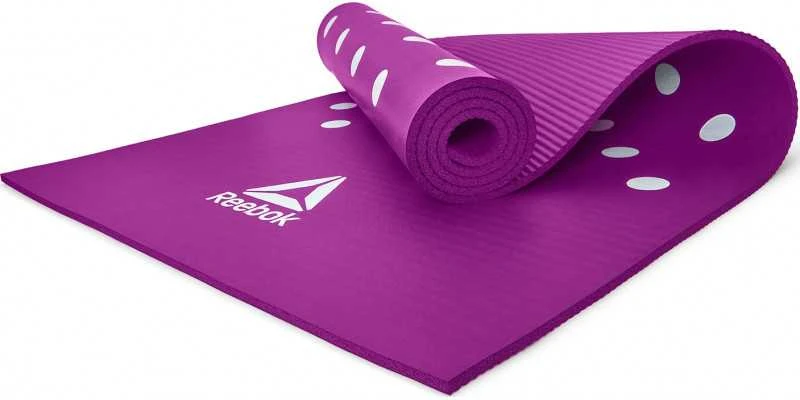 Treniruočių kilimėlis Reebok Spots 7 mm, violetinis