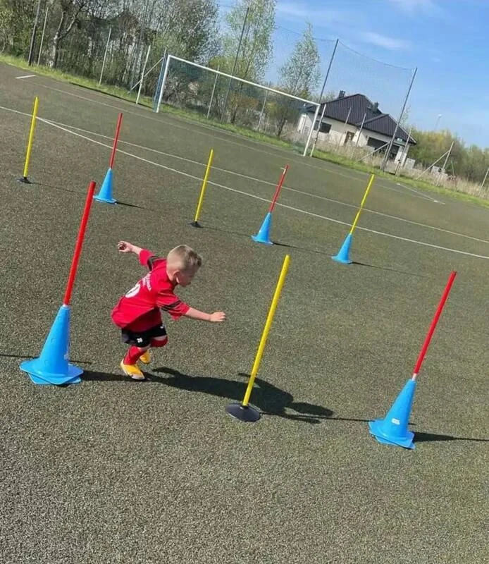 Treniruočių stulpas Yakimasport, geltonas