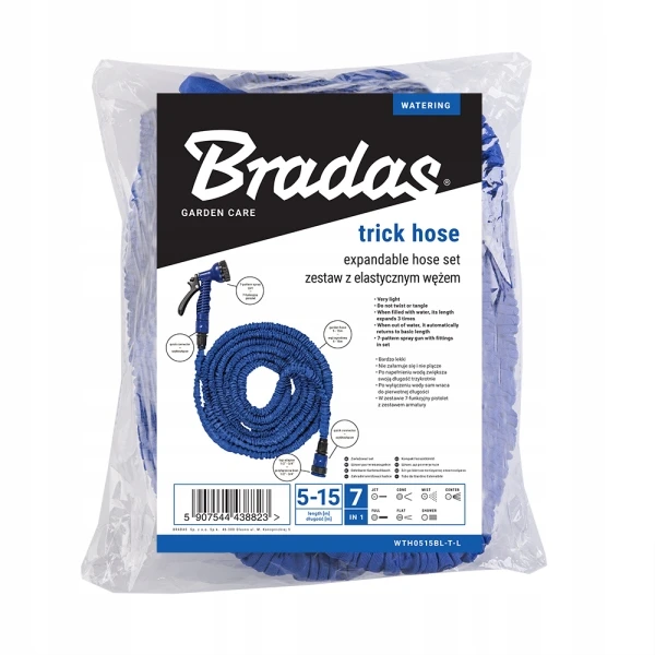 „TRICK HOSE“ sodo žarnos rinkinys, 15–45 m, mėlyna, WTH1545BL-T-L