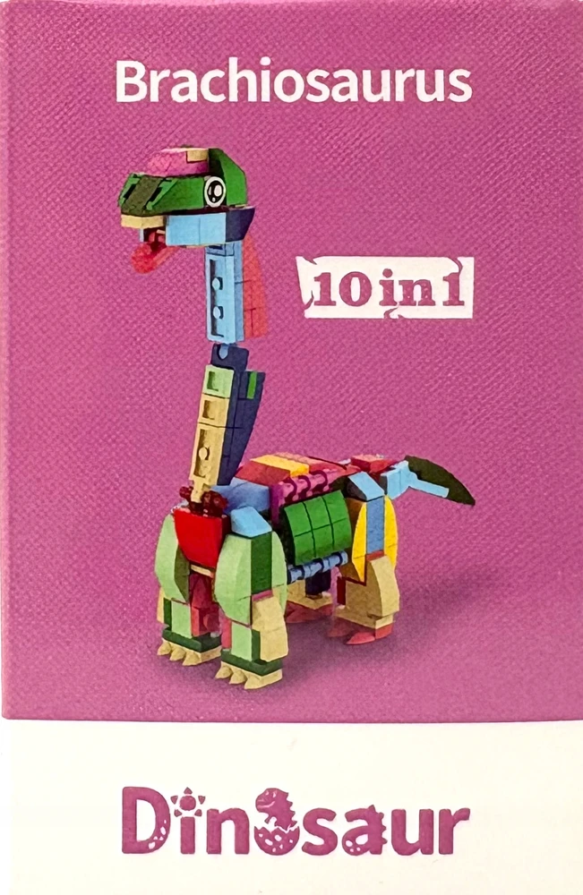 Trifox Blocks 35 el dinozauras iš blokelių blokelių vaikams dinozauras Dilophosaurus 0003