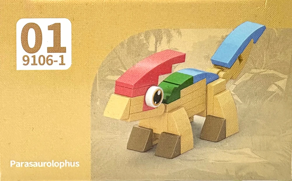 Trifox Blokai 36 el dinozauras iš blokelių blokeliai vaikams dinozauras Parasaurolophus 01