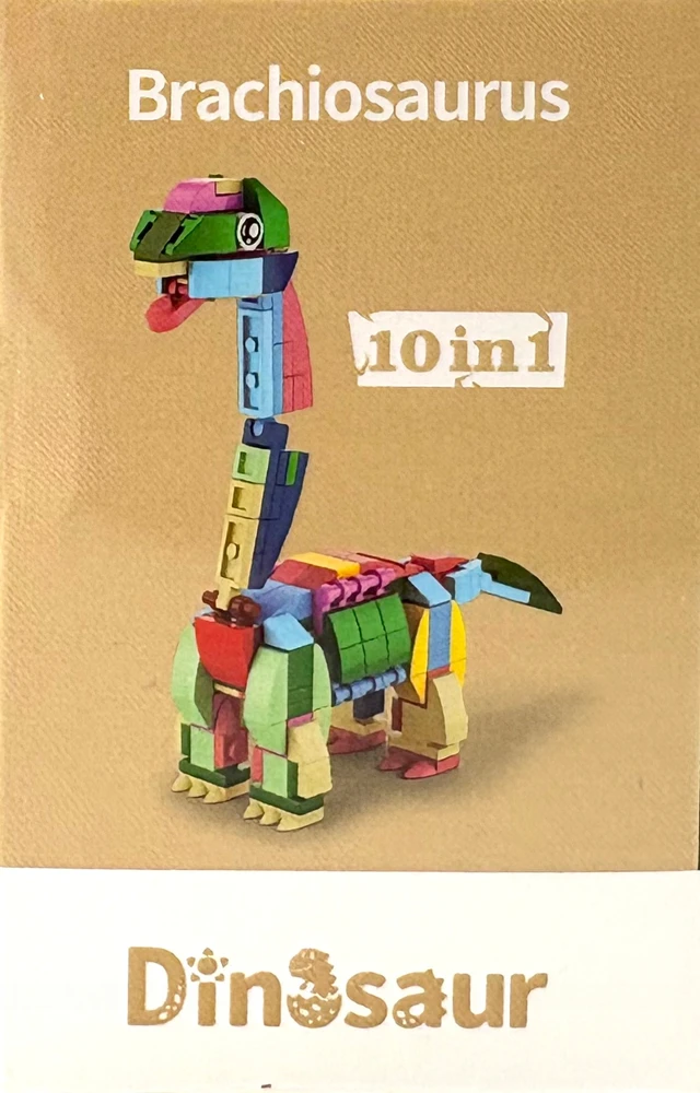 Trifox Blokai 40 el dinozauras iš blokelių blokelių vaikams dinozauras Ankylosaurus 0007