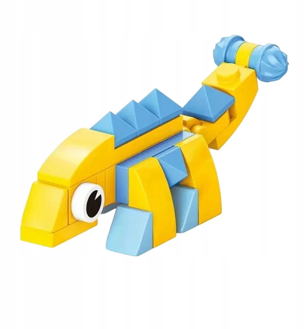 Trifox Blokai 40 el dinozauras iš blokelių blokelių vaikams dinozauras Ankylosaurus 0007
