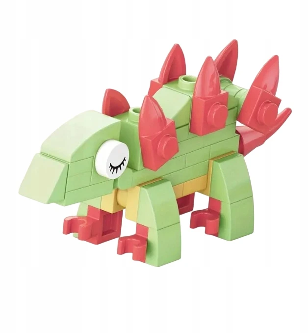 Trifox Blokai 43 el dinozauras iš blokelių kaladėlės vaikams dinozauras Stegosaurus 00008