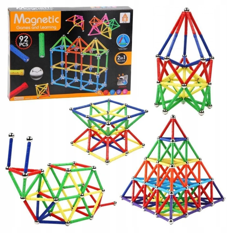 Trifox Magnetiniai blokeliai 92 vnt