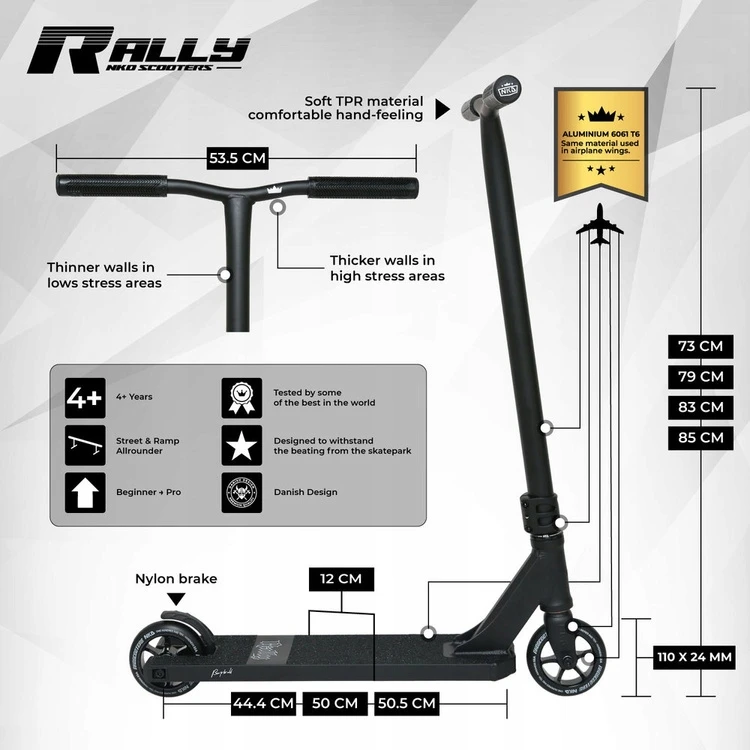 Trikų riedlentė – NKD Rally, Rainbow, 83 cm (Copy)