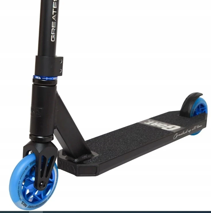 Triku skrejritenis: NKD GOAT stunt scooter, juodas/mėlynas