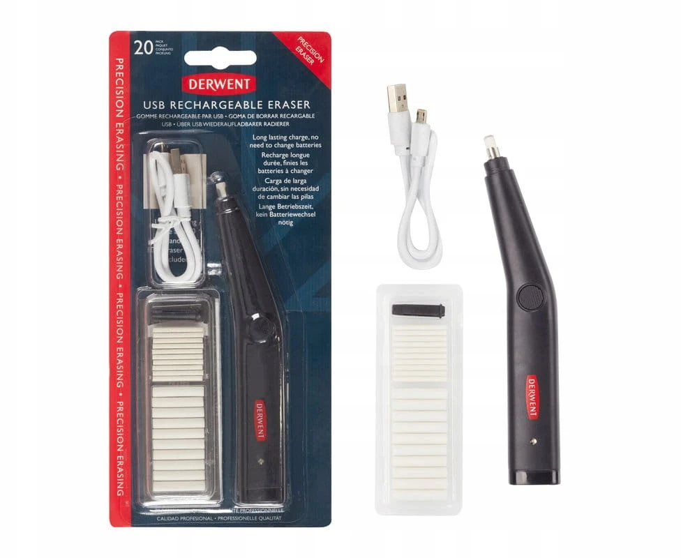 Trintukas Derwent elektrinis usb įkraunamas blister.