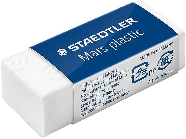 Trintukas Staedtler Mars Plastic, baltas, 1 vnt.