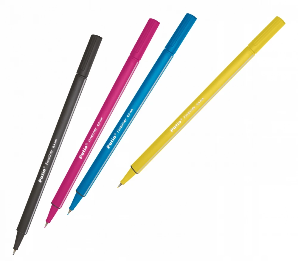 Trio Fineliner Patio trikampiai pieštukai 20 spalvų