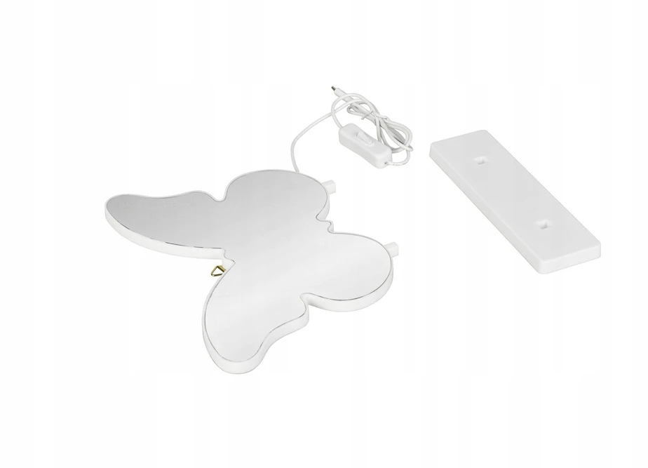 Trio Leuchten RL PAPILLON kinkiet motyl LED 2W rožinė-balta USB